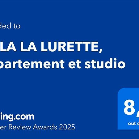 Villa La Lurette, Appartement Et Studio Saint-Étienne-les-Orgues Extérieur photo